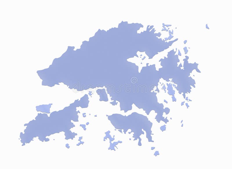 hong kong mapa ilustracja wektor hong kong mapa ilustracja wektor