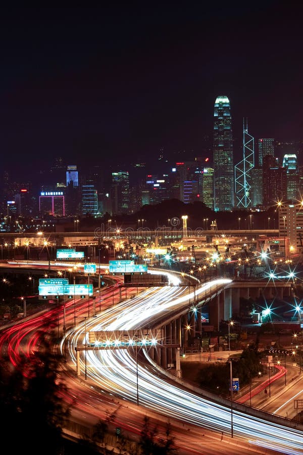 Hong Kong Night Landscape