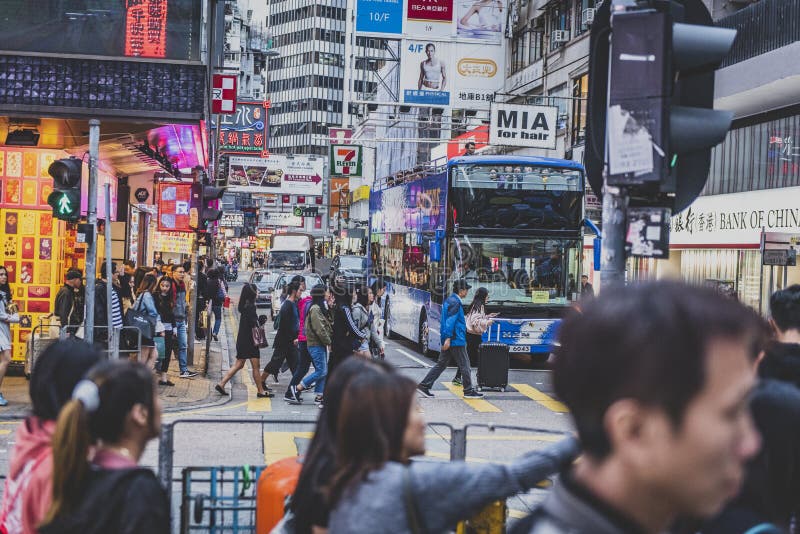 Hong Kong, noviembre de 2018 - ciudad hermosa imagen de archivo libre de regalías Hong Kong, noviembre de 2018 - ciudad hermosa imagen de archivo libre de regalías