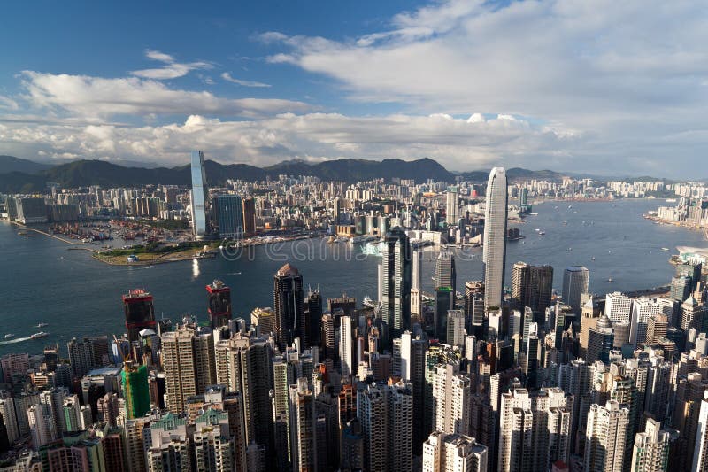 Hong Kong The Peak stock image Hong Kong The Peak stock image