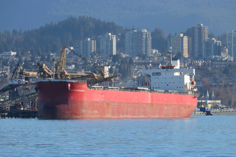 Hong Kong Ship i Vancouver, Kanada fotografering för bildbyråer Hong Kong Ship i Vancouver, Kanada fotografering för bildbyråer