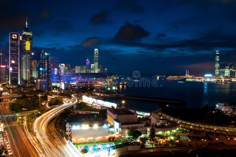 Hong Kong Skyline. stock photo