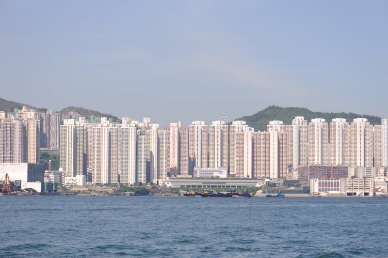 Hong Kong skyline royalty free stock images