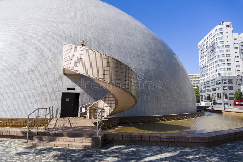 Hong Kong Space Museum in Tsim Sha Tsui, The building is notable for its hemispherical shape