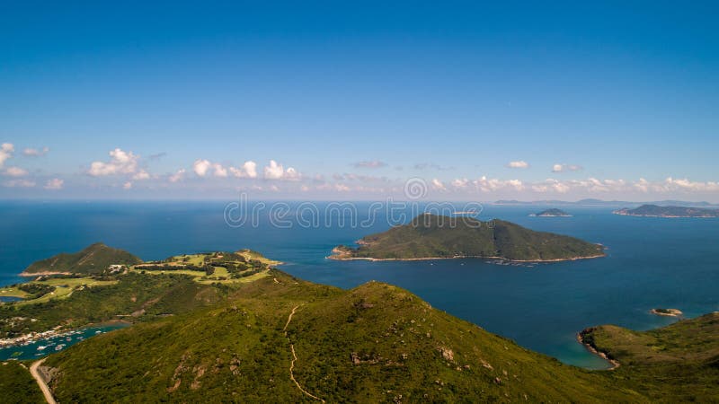 Hong Kong Sunset Po Toi O and Tung Lung Island royalty free stock photos Hong Kong Sunset Po Toi O and Tung Lung Island royalty free stock photos