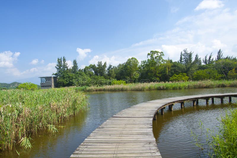 Hong Kong Wetland Park royalty free stock images Hong Kong Wetland Park royalty free stock images