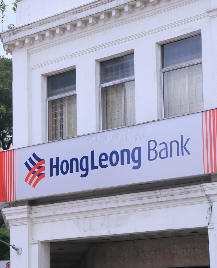 Hong Leong Bank Signboard and-Logo Redaktionelles Foto - Bild von