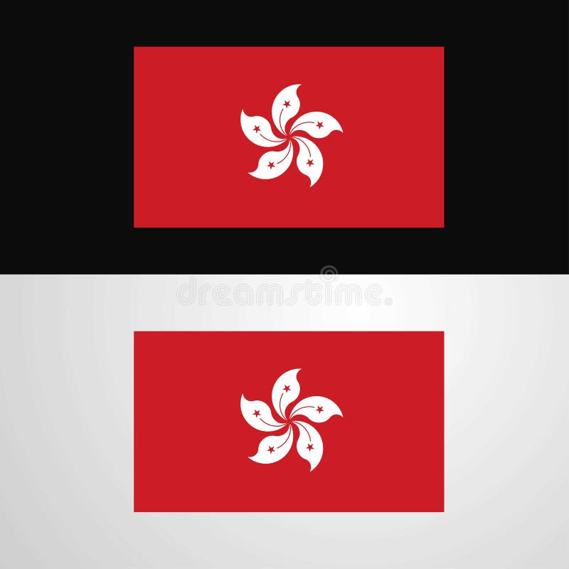 Download Hongkong Flag Ribbon Banner Design Stock Vector ...