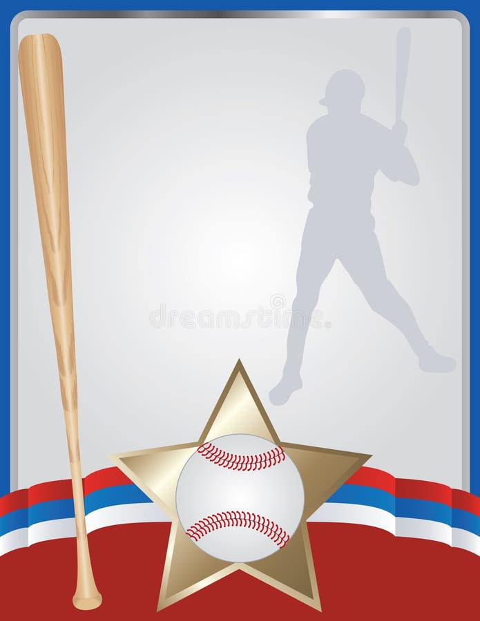 Honkbal vector illustratie Honkbal vector illustratie