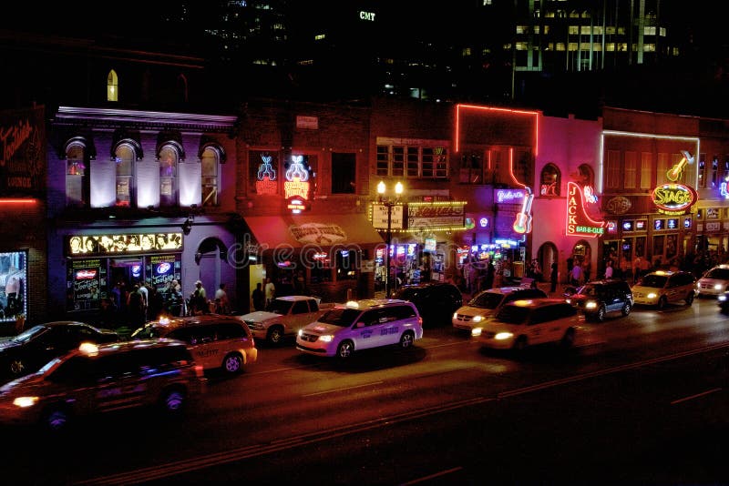 Honky Tonk Row in Nashville 821977