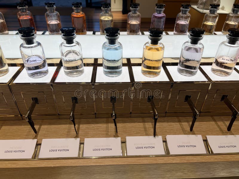 Assorted Louis Vuitton Fragrance Samples at Boutique Store Editorial Image  - Image of fragrancy, beauty: 265009070
