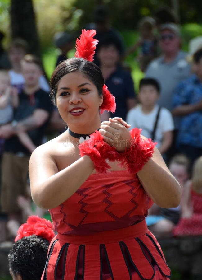 Traditional Tongan dancer