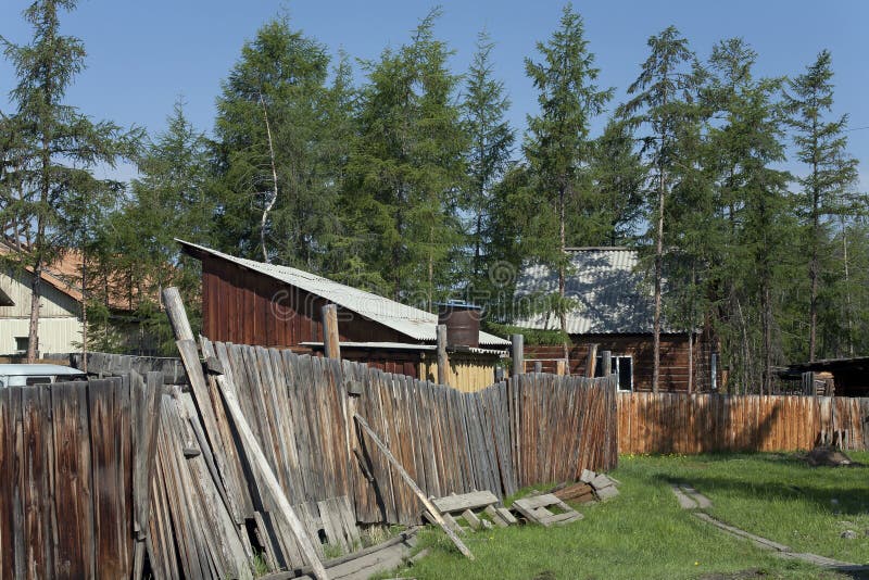 Honu village stock photo. Image of forest, larch, village 60839154