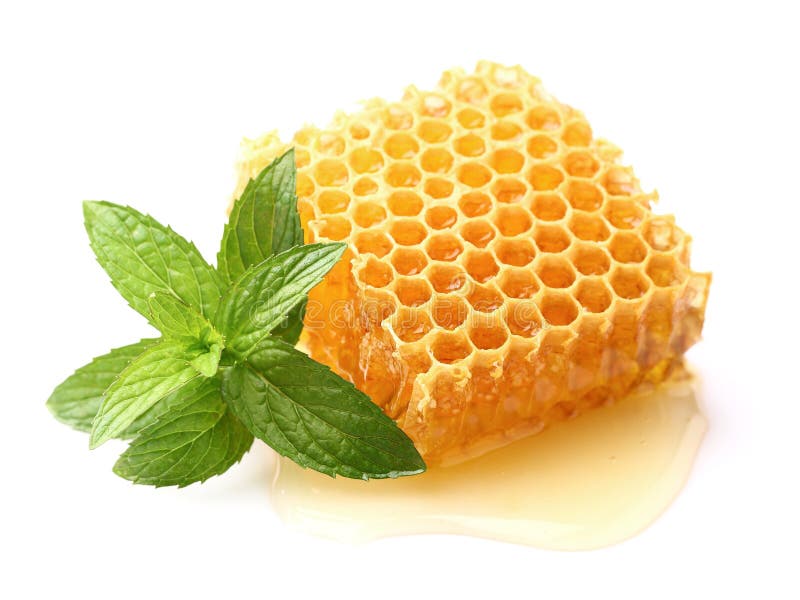 Honungskaka med mintkaramellen Honungskaka med mintkaramellen