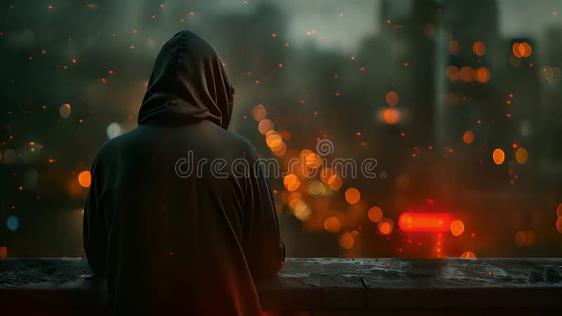 Rooftop Nights Brown Hoodie Rooftop Nights Brown Hoodie