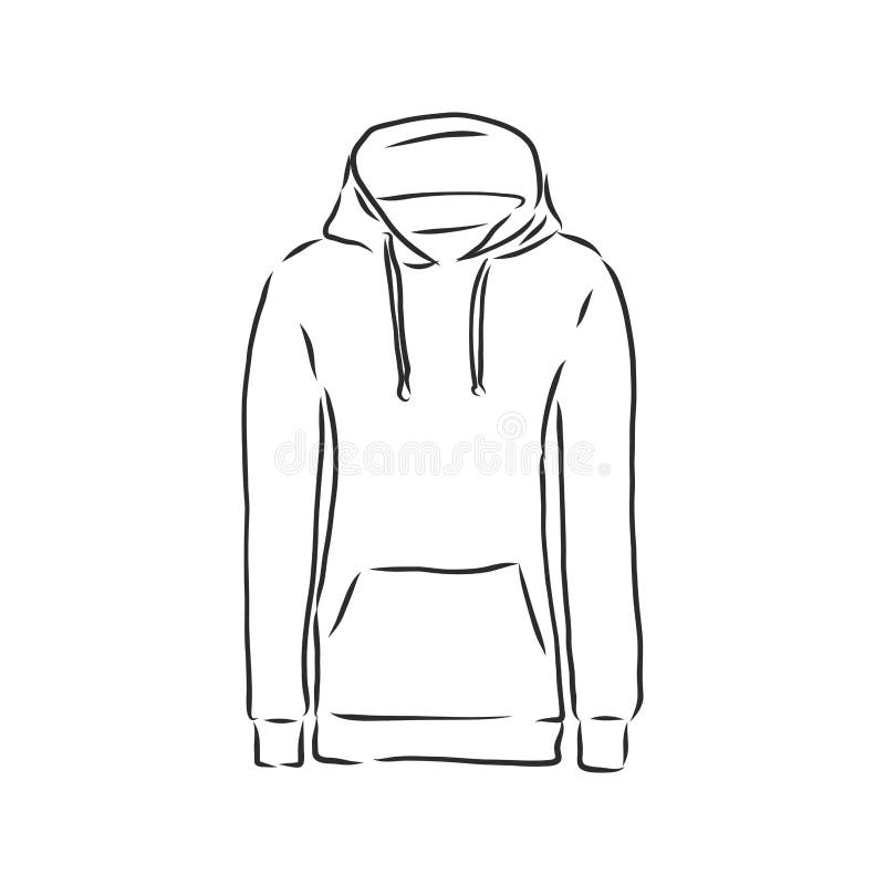 Drawn Dark Grey Sweatshirt : Fashion Men Loose Long Sleeve Pocket On