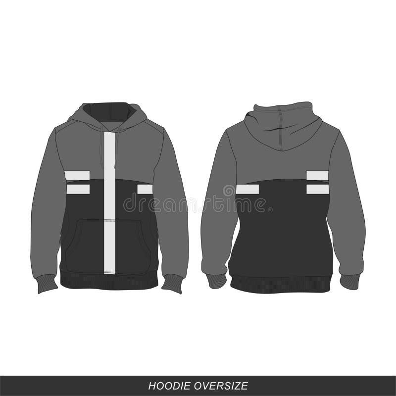 Hoodie Oversize, Modern and Minimalist Style Design, Template and Mockup Design, Black, White and Grey, Commercial Use. Hoodie Oversize, Modern and Minimalist Style Design, Template and Mockup Design, Black, White and Grey, Commercial Use