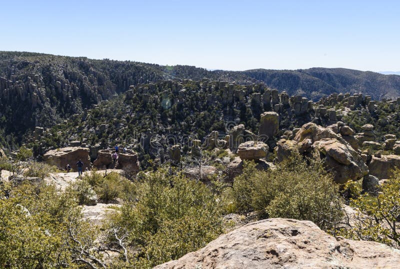 Rock Formations at Chiricahua National Monument. royalty free stock photography Rock Formations at Chiricahua National Monument. royalty free stock photography