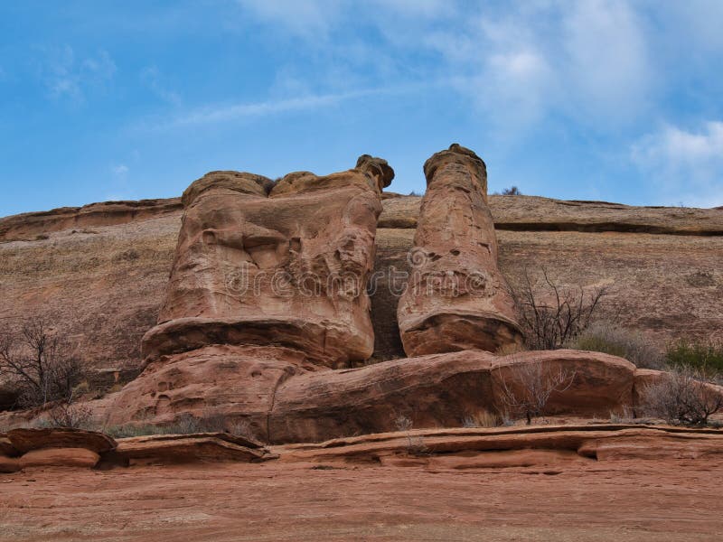 hoodoos sandsten fotografering för bildbyråer hoodoos sandsten fotografering för bildbyråer