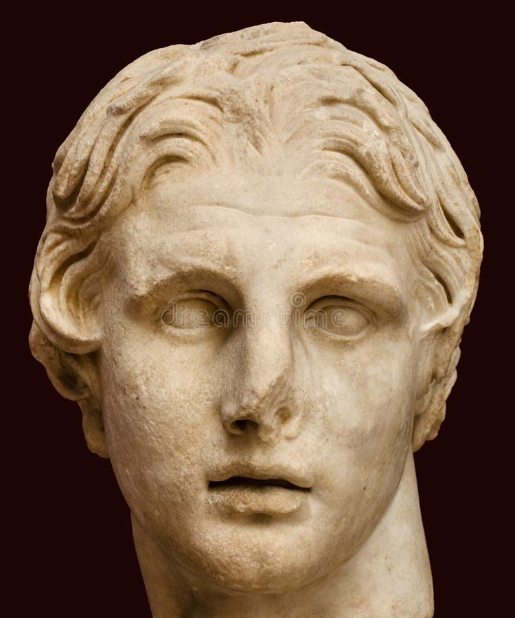 The Head of Alexander the Great, dated to the 2nd century BC, was found during excavations at the Lower Agora in Pergamon , Istanbul Archaeological Museum, photo dated August 11,2015. The Head of Alexander the Great, dated to the 2nd century BC, was found during excavations at the Lower Agora in Pergamon , Istanbul Archaeological Museum, photo dated August 11,2015