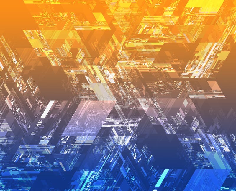 Hi Tech patroon stock illustratie