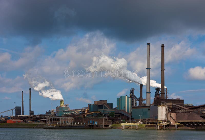 Tata steel factory in Ijmuiden, Netherlands Stock Photo - Alamy