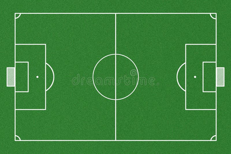 Hoogste mening van voetbalgebied royalty-vrije illustratie Hoogste mening van voetbalgebied royalty-vrije illustratie