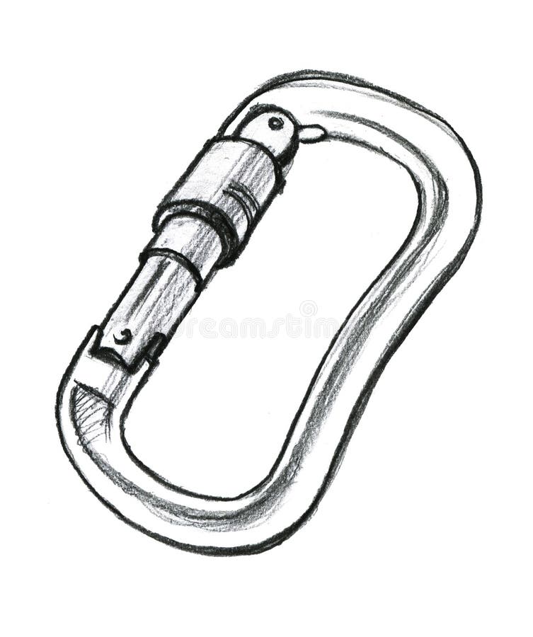 Carabiner Stock Illustrations  8162 Carabiner Stock Illustrations  Vectors  Clipart  Dreamstime