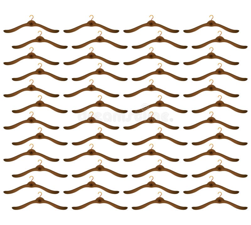 Hook Clothes Hanger Seamless Pattern Stock Vector Illustration of