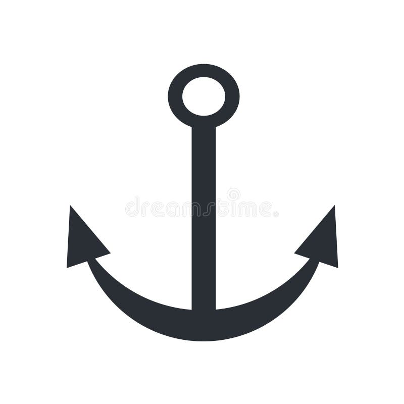 Hook Icon Vector Sign and Symbol Isolated on White Background, H Stock