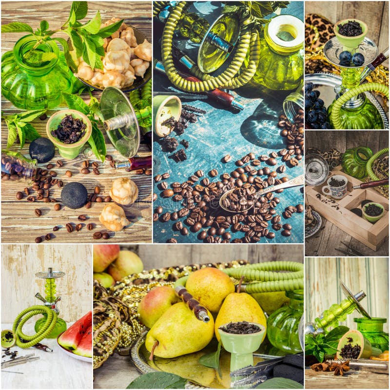 Hookah and Flavored Tobacco. Smoking Stock Photo Image of focus, asia