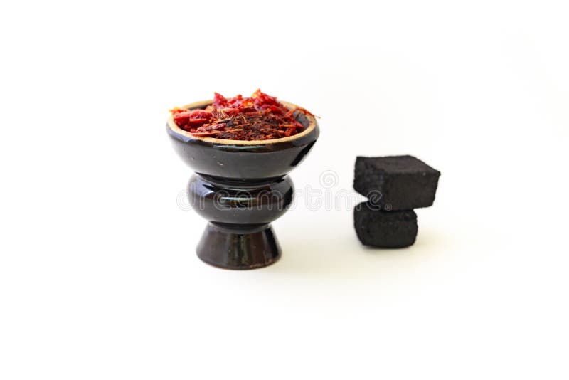 Hookah Head, Tobacco, and Coals. Stock Image Image of nargile, curl