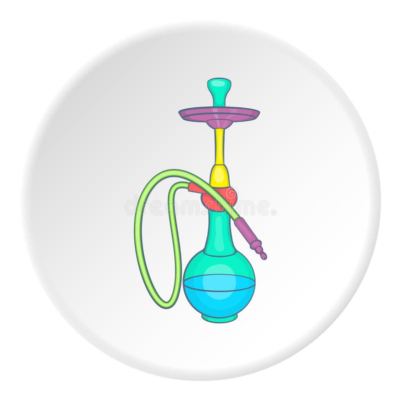 Hookah icon, cartoon style stock vector. Illustration of icon - 79589305