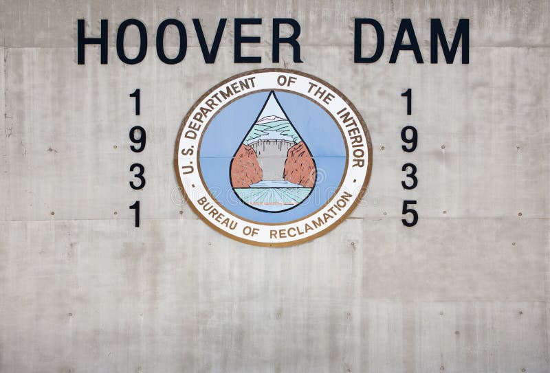 Hoover Dam stock photography