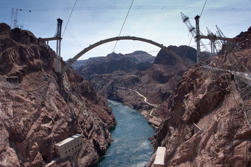 Hoover Dam Bypass Bridge Contruction