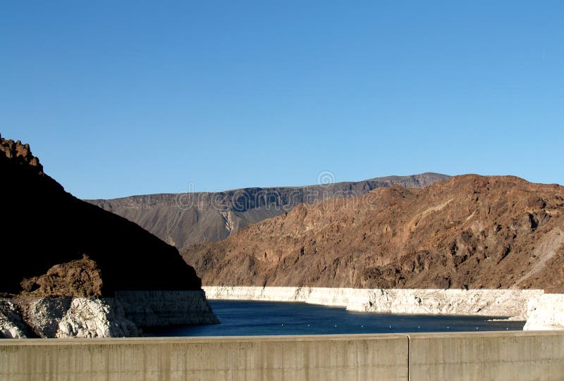 Hoover Dam Lake is getting a little low