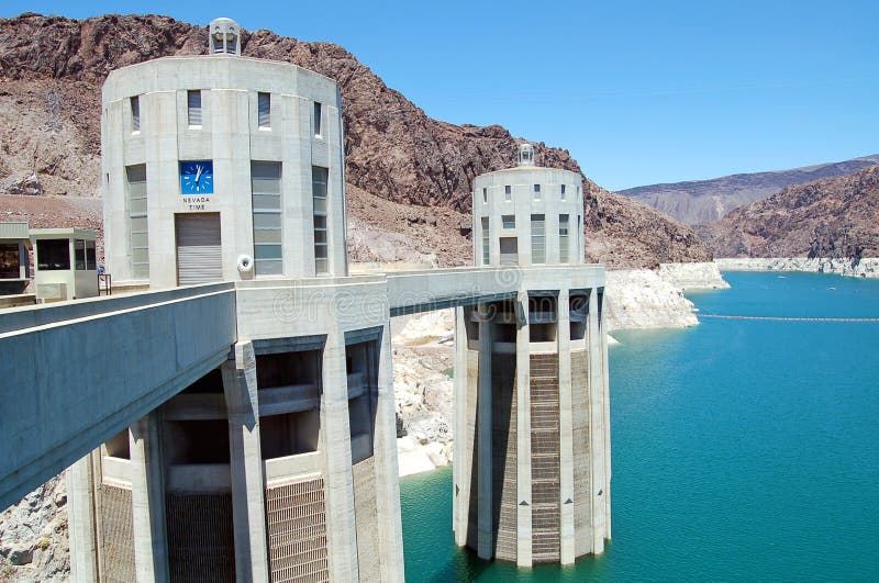 Hoover Dam, USA royalty free stock photo