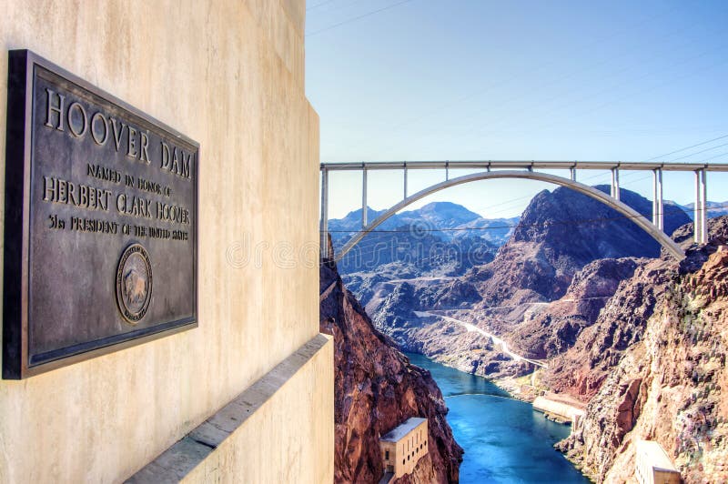 Hoover Dam,USA stock photography
