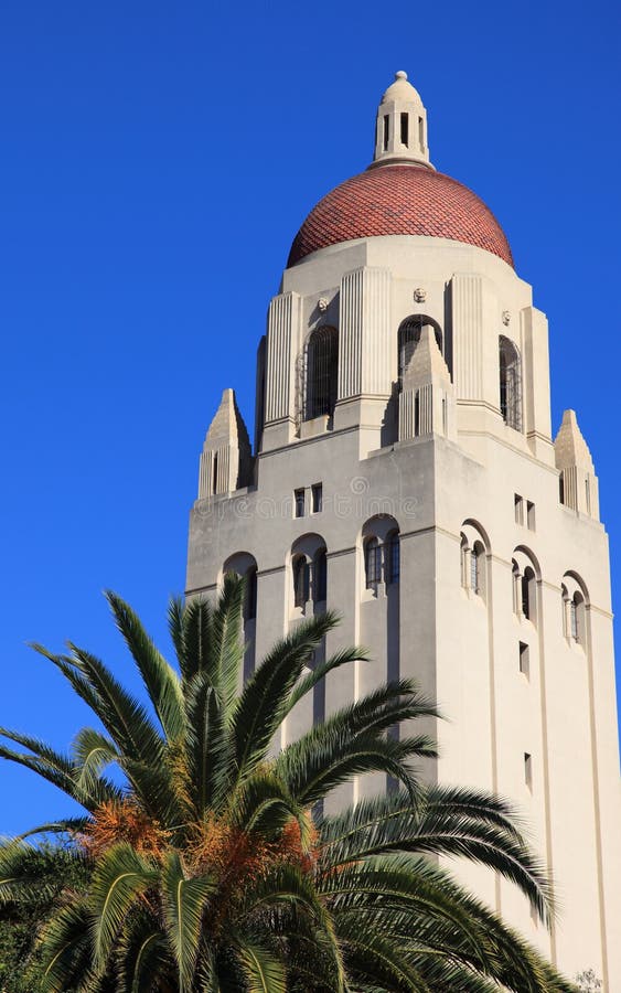 Hoover Tower royalty free stock photo