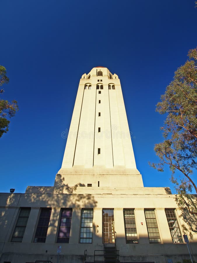 The Hoover Tower of Stanford University royalty free stock images