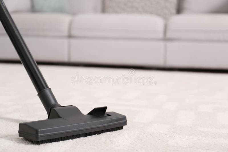 Hoovering Floor with Modern Vacuum Cleaner. Space for Text Stock Image Image of chores, dirty