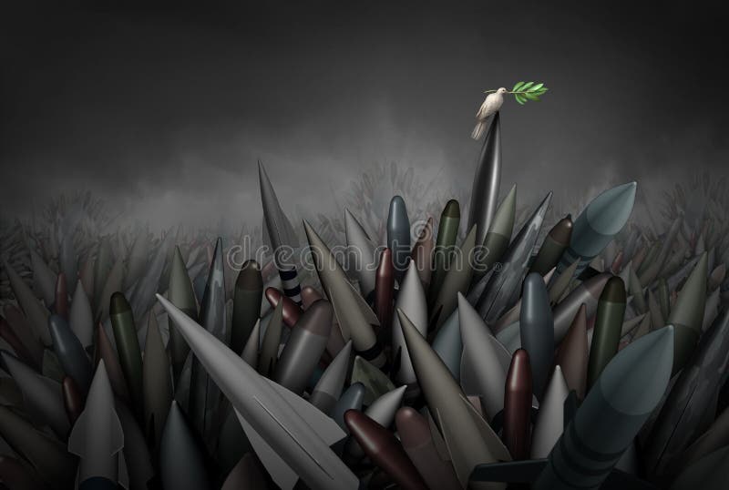 Hope For No War stock illustration Hope For No War stock illustration