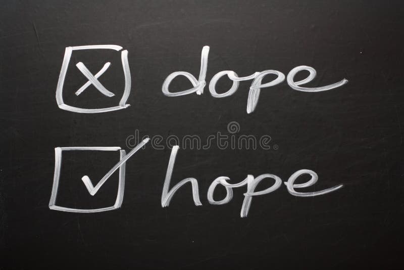 Hope not Dope stock photos Hope not Dope stock photos