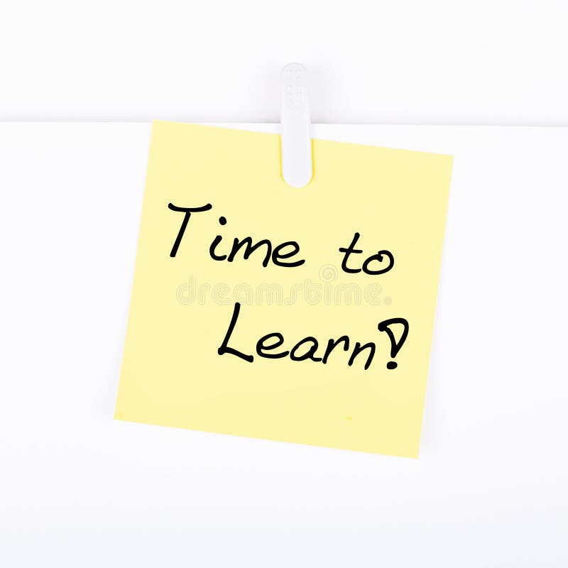  Hora de aprender fotos de archivo libres de regalías