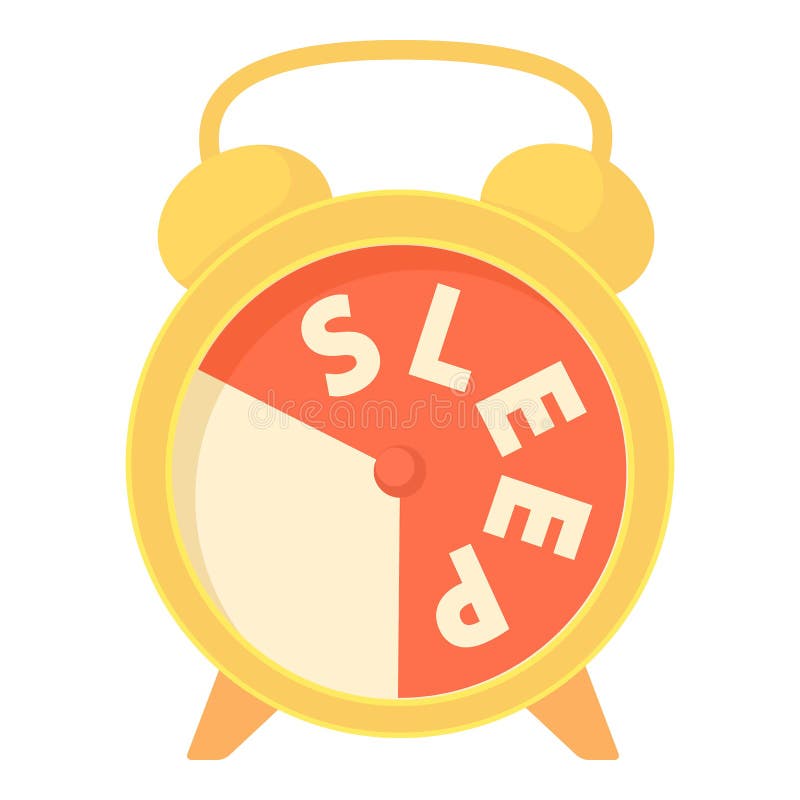 Hora de dormir icono, estilo de la historieta ilustración del vector Hora de dormir icono, estilo de la historieta ilustración del vector