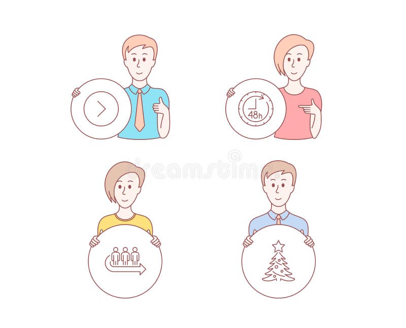 48 horas, iconos delanteros y de la cola Muestra del árbol de navidad Servicio de entrega, dirección siguiente, el esperar de la libre illustration 48 horas, iconos delanteros y de la cola Muestra del árbol de navidad Servicio de entrega, dirección siguiente, el esperar de la libre illustration