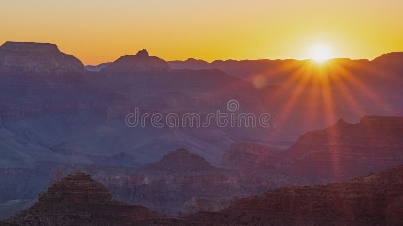 4. 000 horas lapso gran cañón parque nacional en sunrise arizona usa almacen de video