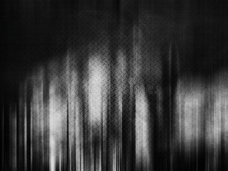 Horisontalvibrerande svartvit stålmetalltextur fotografering för bildbyråer