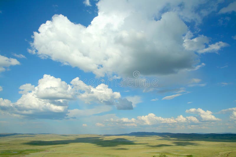 Horizon and clouds