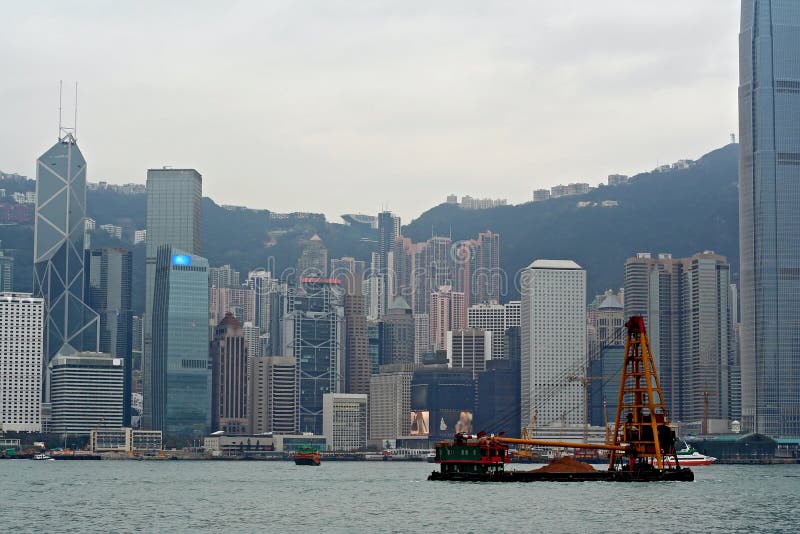 Horizon de Hong Kong photo stock Horizon de Hong Kong photo stock